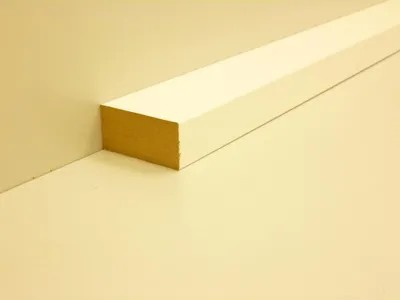 Produktbild von B.S. Bauprogramm Rechteckleiste 200 cm 20 x 40 mm weiß