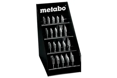 Produktbild von Metabo Hartmetall-Fräser-Display, 40-teilig