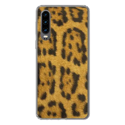 Produktbild von MuchoWow® Handyhülle Schutzhülle Hülle für Huawei P30 Leopardenfell Silikon Softcase Handy Hülle - Kartenbesitzer