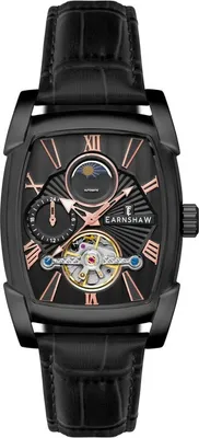 A studio shot of a men's wristwatch.