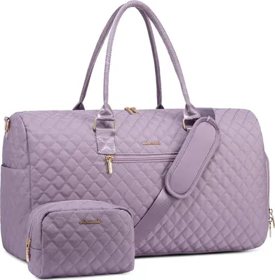 Produktbild von Sporttasche Damen LOVEVOOK Weekender Reisetasche Hellviolett