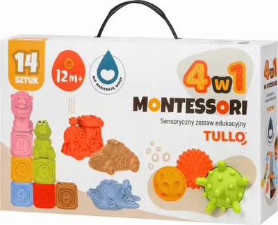 Immagine prodotto di Klocki sens.Montessori piramida piłecz..14el 76143