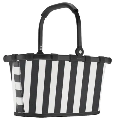 Produktbild von Reisenthel carrybag xs mini, Schwarz, Weiß, Polyester, Einkaufswagen, Muster, Punktmuster, 5 l