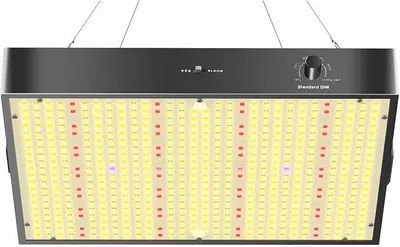 Produktbild von JUNG Vollspektrum LED Wachstumslampe PB1000 Vollspektrum Grow Lampe 100 W Dimmbar für Growbox Set Anzuchtlampe für Pflanzen Wachstumslicht Growlampe