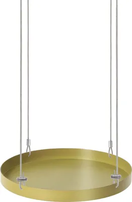 Produktbild von Esschert Design Hängetablett Rund Golden L