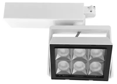 LED-Schienenstrahler 4-flammig 30 W warmweiß 3000 K