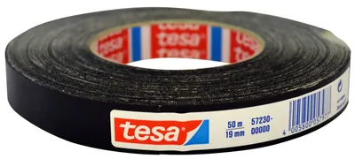 Productafbeelding van tesa 57230-00000-02, textieltape, 19 mm x 50 m, zwart