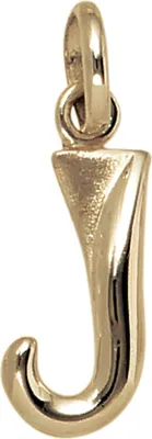 Produktbild von Anhänger Buchstabe J 375 Gold Gelbgold 15,1x6,7mm Halsschmuck Buchstabenanhänger
