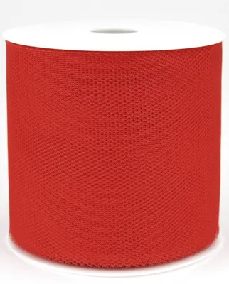 Obrázok produktu pre Goldina® 8498 10020 0050 Zierband Tüll - 100 mm x 50 m, rot