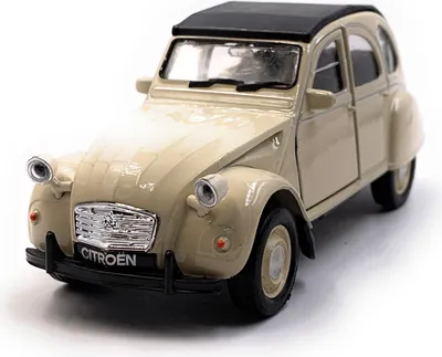 Image de Onwomania Citroën 2CV Modellauto in Beige Mst. 1:34