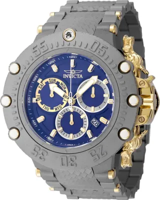 Obrázek produktu pro Invicta Subaqua 48193 Pánské Hodinky - Quartz Hnutí - Nerezová Ocel s Modrým Ciferníkem - 52 mm