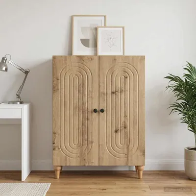 Obrázek produktu pro Maison Exclusive – příborník Artisan z dubového dřeva 66 x 34,5 x 90 cm, dřevotřísková deska