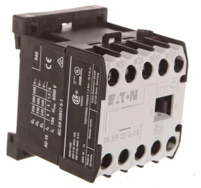 Obrázek produktu pro Pomocný kontakt 3A 2NO 2RO 24V DC DILER-22-G-EA(24VDC) 189978