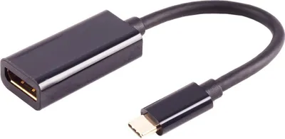 Produktbild von USB-C Adapter, DP Buchse, 8K60Hz, schwarz