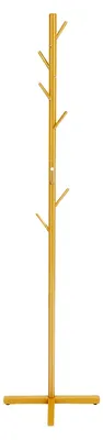 Image de Portemanteau, structure en fer robuste, design peu encombrant, doré