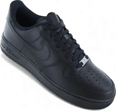 Produktbild von Nike Air Force 1 Low 07 - Herren Sneakers Schuhe Leder Schwarz CW2288-001 , EU 46 US 12