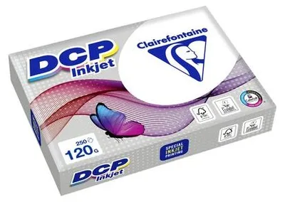 Produktbild von Clairefontaine DCP INKJET A4 120G 250BL WEISS