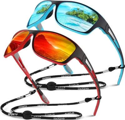 Produktbild von Sunier Herren Polarisierte Sport Sonnenbrille UV400 Cat 3 CE