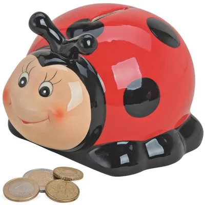 Immagine prodotto di Salvadanaio Coccinella 14 cm