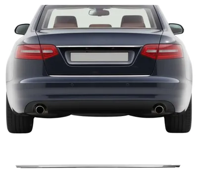 Image de Couvercle de poignée de hayon pour Audi A6 C6 Berline 2008-2011 acier inox, Image générée par une IA
