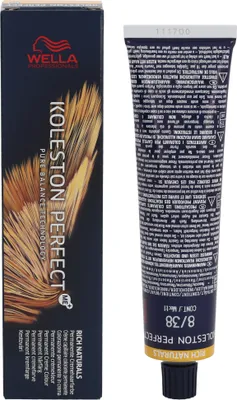 Produktbild von Wella Koleston Perfect Me+ Rich Naturals, Blond, 8/38, Unisex, 60 ml, Alle Haare, Glanz