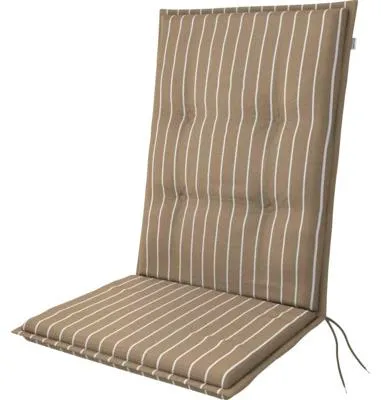 Produktbild von Stuhlauflage Hochlehner Doppler Midi Living 110x48x6 cm, braun weiss