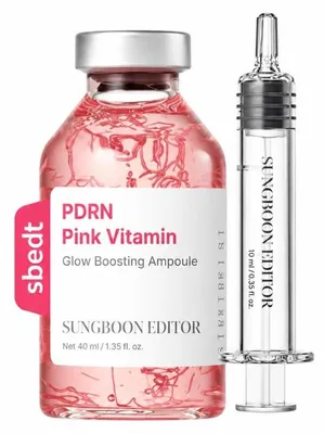 Produktbild von Sungboon Editor PDRN Pink Vitamin Glow-Boosting Ampulle, 40 ml