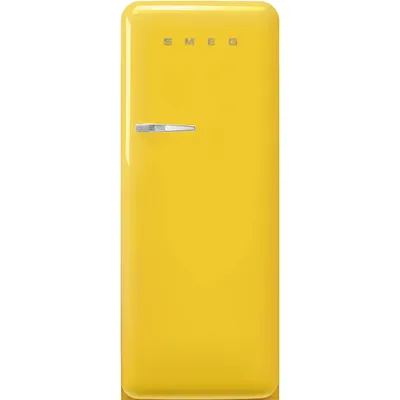Produktbild von Smeg FAB28RYW5 Freistehendes KÃ1/4hlgerät mit Gefrierfach, 244 l Nutzinhalt KÃ1/4hlteil, 26 l Nutzinhalt Gefrierteil, 60,1 cm Breite, 139 kWh/Jahr, 4 Sterne, 35 dB Geräuschemissionen, Inverter-Motor
