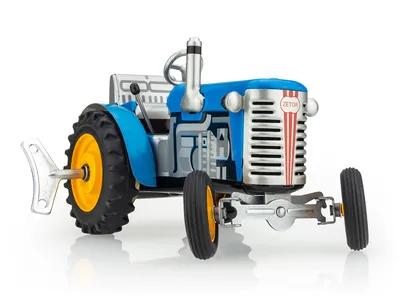 Obrázek produktu pro Traktor ZETOR SOLO modrý – kovové disky kol