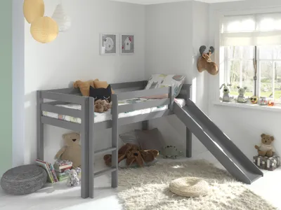 Image de Vipack lit de jeu Pino avec toboggan