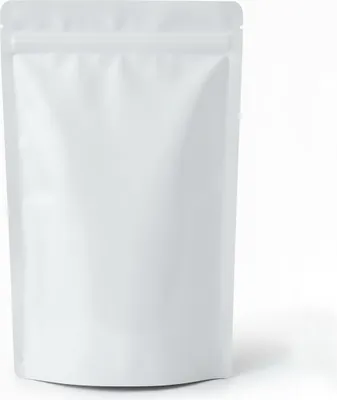 Produktbild von Standbodenbeutel mit Druckverschluss 160x270+80 mm weiß-matt, Doypack 100 Stk.