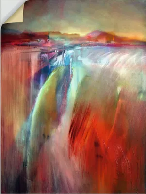 Produktbild von ARTland Wandbild, selbstklebend Das Dorf am Wasserfall Größe: 60x80 cm