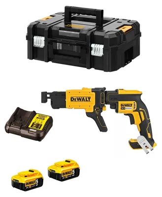 Imagen del producto de Atornillador de Pladur DeWALT DCF620P2K (2 x 5,0 Ah + DCB112 + TSTAK II + Cargador rápido de tornillos)