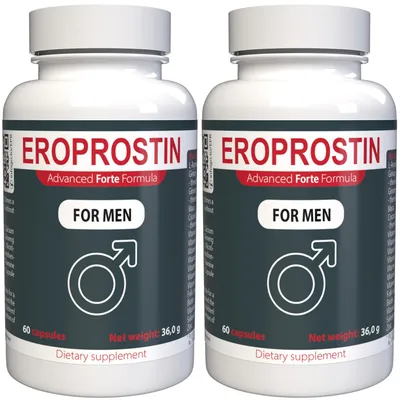 Obrázek produktu pro Eroprostin Forte pro muže - 120 kapslí (2 x 60 kapslí) - balení 2 kusů