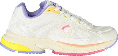 Produktbild von Damen-Sportschuh in Weiß mit bunten Details und herausnehmbarem Fußbett