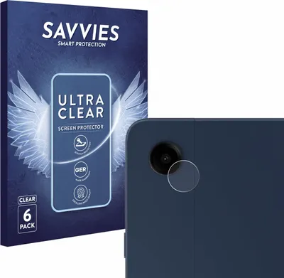 Produktbild von 6x Für Samsung Galaxy Tab A9 Plus 5G (NUR Kameraschutz) Schutzfolie Savvies Displayschutz Display Schutz Folie Klar Transparent