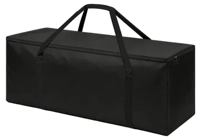 Image de Sac de rangement pour coussins de jardin, couleur noire