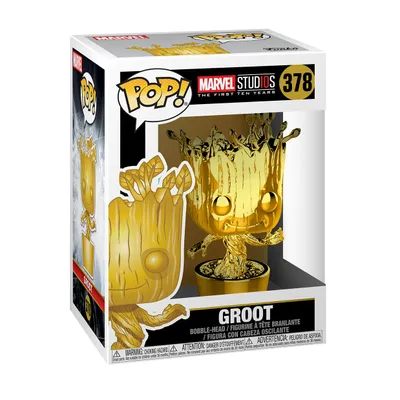 Produktbild von Marvel Studios The First Ten Years - Groot (Gold) 378 - Funko Pop! - Vinyl Figur
