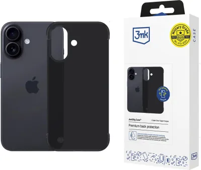 Zdjęcie produktu dla 3mk Just20g Matt Case do Apple iPhone 16 Plus - czarny matowy