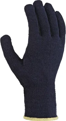 Produktbild von teXXor® Mittelstrick-Handschuhe BAUMWOLLE/POLYESTER 8, blau/blaue Noppen