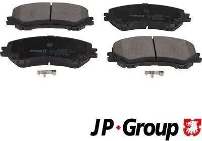 Produktbild von JP GROUP Bremsbeläge Satz Vorne für NISSAN Qashqai II (J11, J11) 4063604810