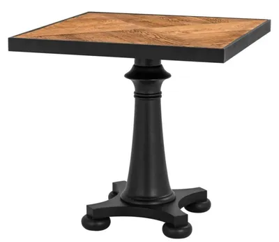 Produktbild von Casa Padrino Luxus Esstisch 80 x 80 x H. 76,5 cm - Luxus Qualität