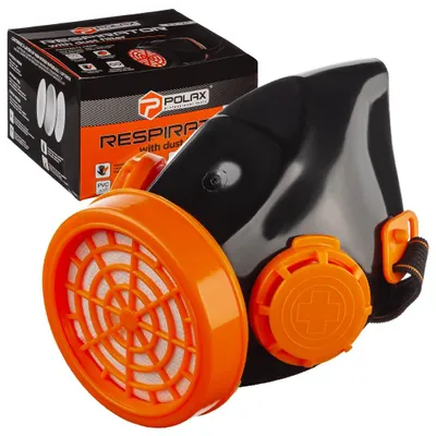 Zdjęcie produktu dla Respirator z filtrem przeciwpyłowym maska lakiernicza ochronna Polax