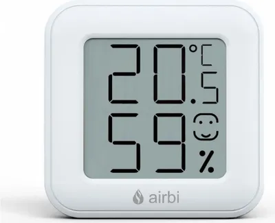 Immagine prodotto di Igrometro e termometro Airbi SMILE bianco