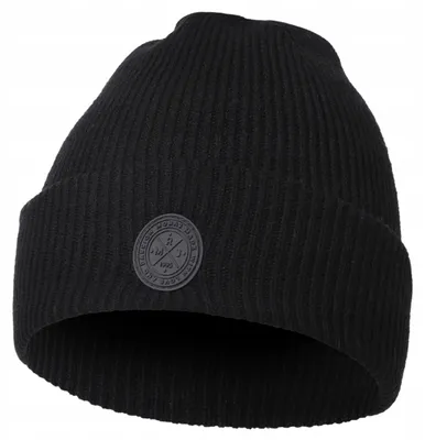 Produktbild von Damenmütze Schwarz - Beanie - modische Mütze - zeitloses Design - warme Mütze