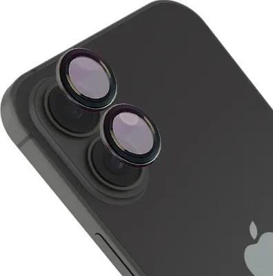 Produktbild von Glas für die Kamera mit Applikator für iPhone 17, Bizon Glass Snap Lens, 1 Set, Schwarz Rahmen
