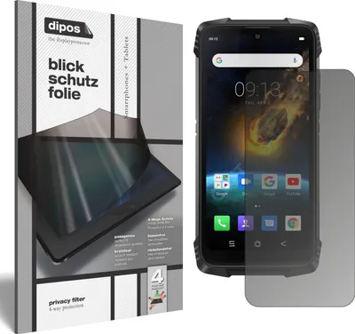 Produktbild von Blickschutzfolie für Blackview BV6900 matt Schutzfolie Folie Display Schutz dipos