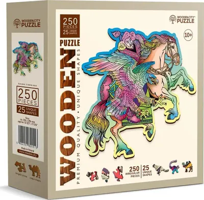Immagine prodotto di Puzzle in legno WOODEN CITY Cavallo e aquila 250 pezzi