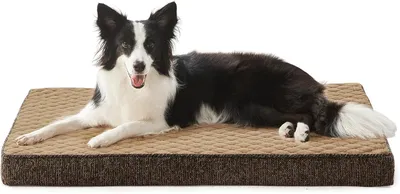 Produktbild von Hundebett 89 x 56 x 9 cm, orthopädisch, antislip Unterseite, waschbar, für Innen