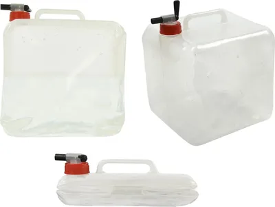 Produktbild von AS Wasserkanister Hahn 10l faltbar Wasser Kanister Wasserspender Camping Prepper AS